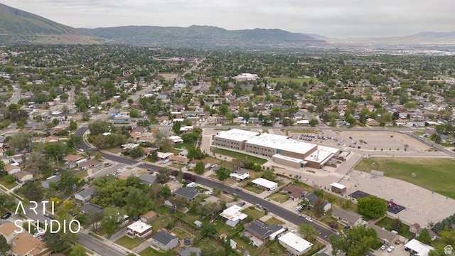 941 E Carnation Dr, Sandy, UT 84094 - aerial view of property's location with mountains