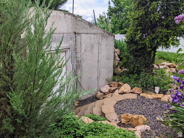 465 N 100th St E, Millville, UT 84326 - view of side of property featuring an outbuilding