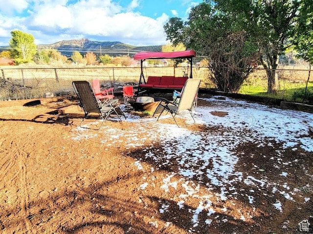 273 S 700 W, Parowan, UT 84761 - view of yard featuring fence and a mountain view