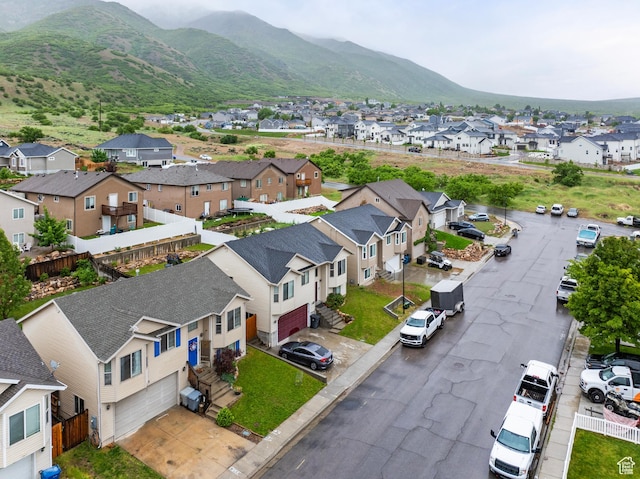 78 N Peach St E, Santaquin, UT 84655 - aerial perspective of suburban area featuring a mountain backdrop