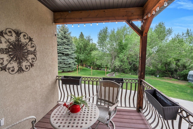 861 N 1100 E, Pleasant Grove, UT 84062 - balcony with view of wooded area