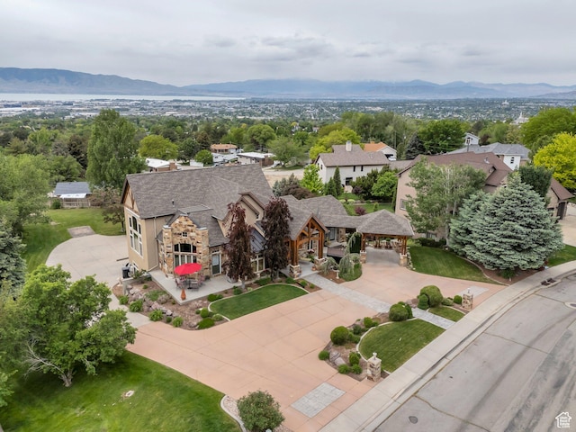 861 N 1100 E, Pleasant Grove, UT 84062 - aerial view of residential area featuring a mountain backdrop