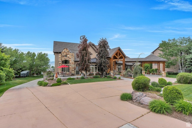 861 N 1100 E, Pleasant Grove, UT 84062 - view of front of house featuring stone siding