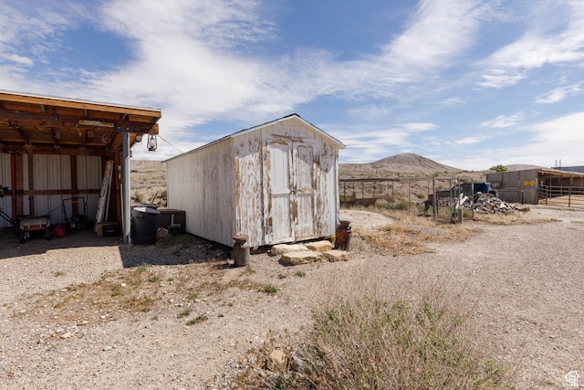 1090 N 200 E, Ferron, UT 84523 - view of shed featuring fence and a mountain view