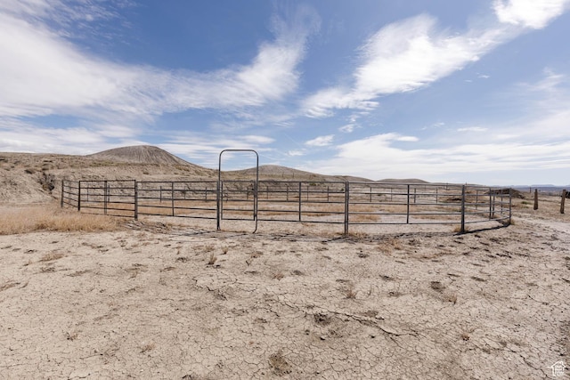 1090 N 200 E, Ferron, UT 84523 - view of yard with a mountain view and fence