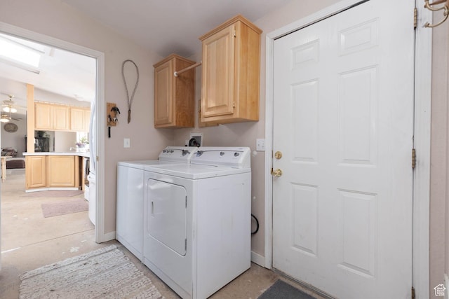 1090 N 200 E, Ferron, UT 84523 - laundry area with cabinet space and separate washer and dryer