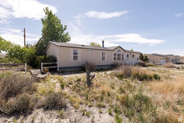 1090 N 200 E, Ferron, UT 84523 - back of property with fence