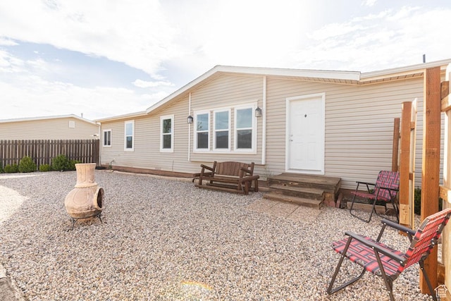 5177 W 1525 S, Cedar City, UT 84720 - rear view of property featuring fence