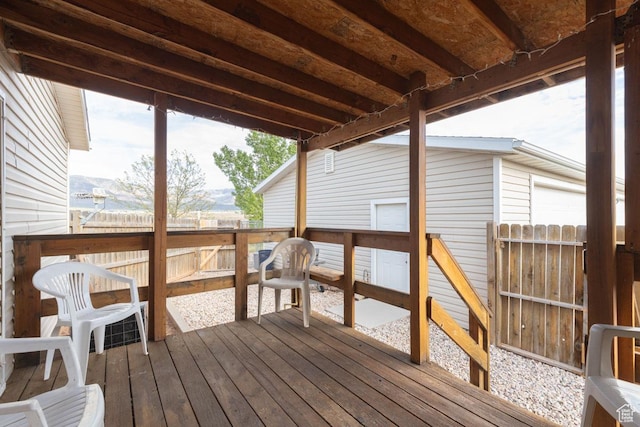 5177 W 1525 S, Cedar City, UT 84720 - deck featuring fence