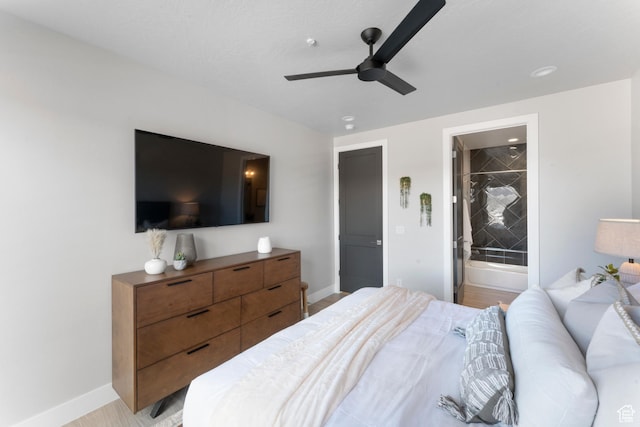5266 W 2480 S Unit 132, Hurricane, UT 84737 - bedroom featuring baseboards and ceiling fan