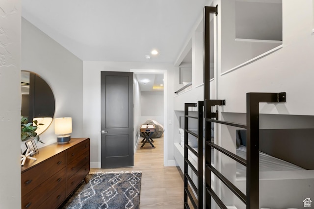 5266 W 2480 S Unit 132, Hurricane, UT 84737 - hallway with light wood-type flooring, baseboards, and recessed lighting
