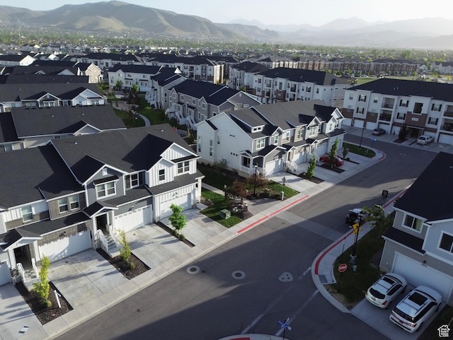 5107 W Harlow Way, Herriman, UT 84096 - drone / aerial view of a mountain backdrop