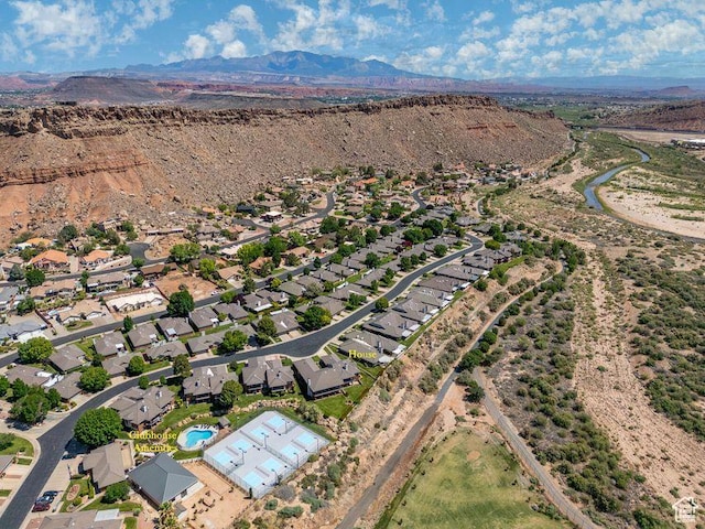 view of property location featuring a mountain backdrop