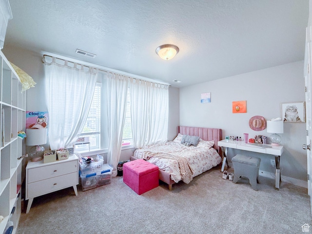 3921 W 1850 N, Lehi, UT 84043 - carpeted bedroom with a textured ceiling