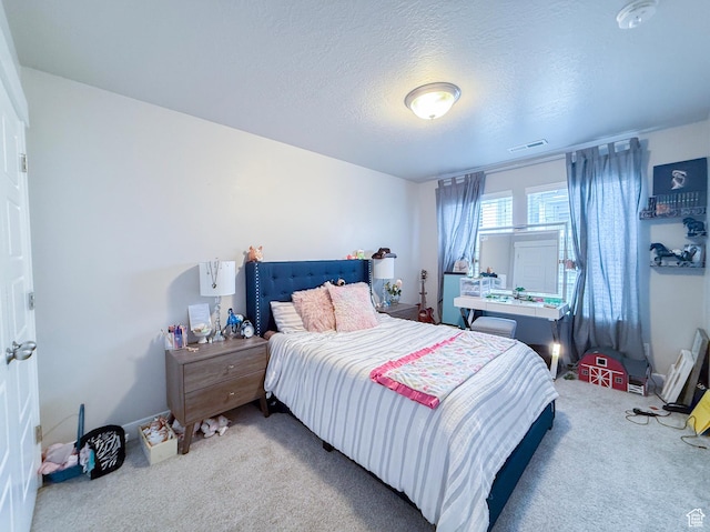 3921 W 1850 N, Lehi, UT 84043 - carpeted bedroom with a textured ceiling