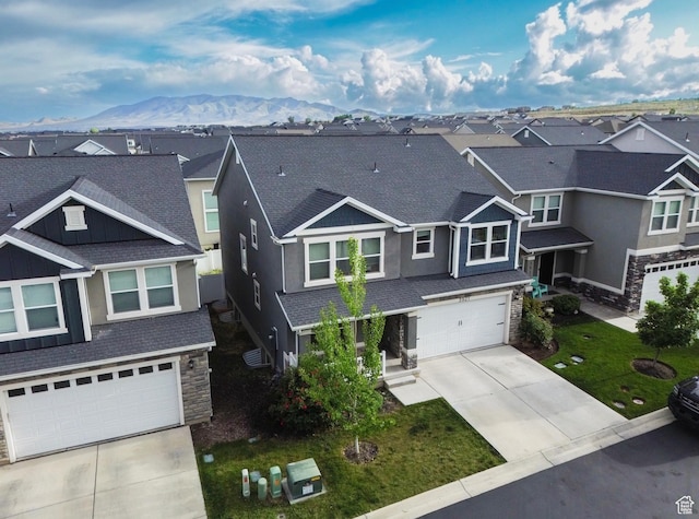 3921 W 1850 N, Lehi, UT 84043 - aerial view of residential area with mountains
