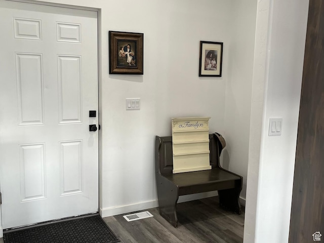 365 N 100 E, Ferron, UT 84523 - foyer with baseboards and dark wood-style flooring