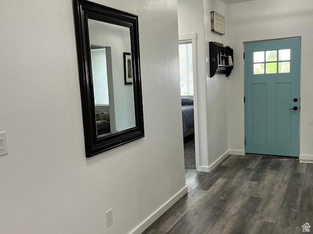 365 N 100 E, Ferron, UT 84523 - foyer entrance featuring baseboards and dark wood-style flooring