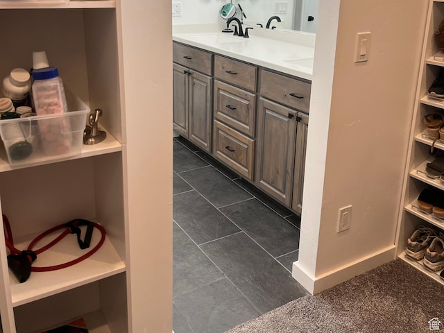 365 N 100 E, Ferron, UT 84523 - full bathroom with double vanity and tile patterned floors