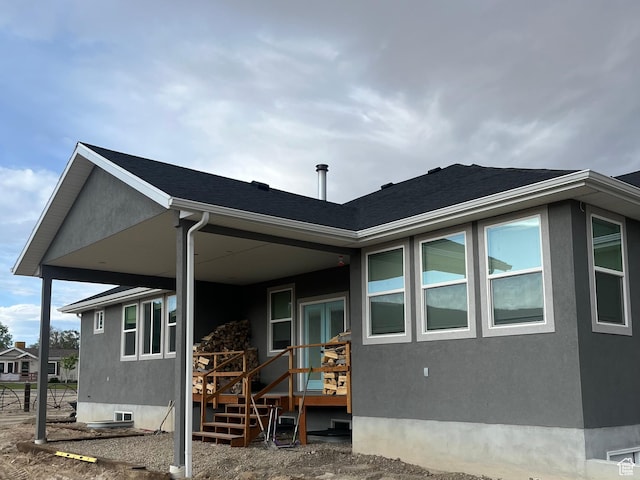 365 N 100 E, Ferron, UT 84523 - rear view of property with stucco siding