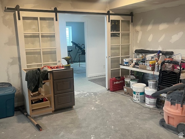 365 N 100 E, Ferron, UT 84523 - basement featuring a barn door