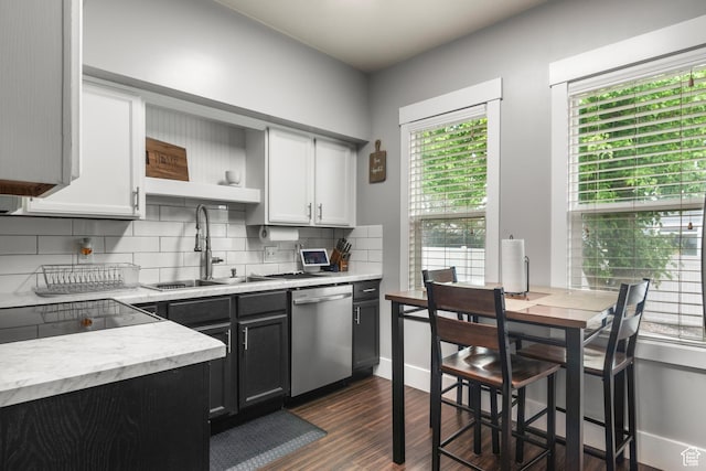 3654 Ogden Ave, Ogden, UT 84403 - kitchen featuring dishwasher, a sink, open shelves, and healthy amount of natural light