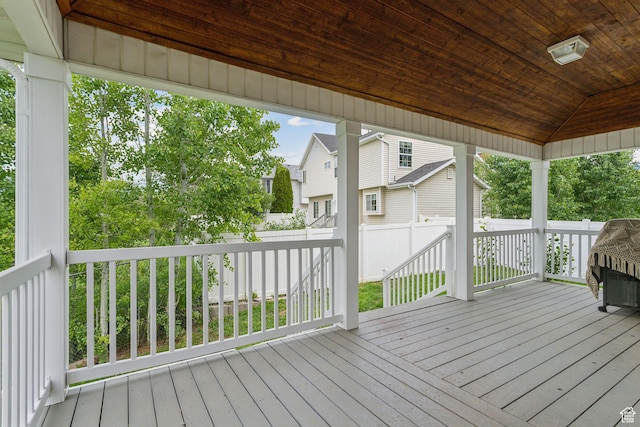 1001 E 1500 N, Layton, UT 84040 - deck featuring fence and a residential view