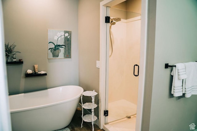 2366 W 3750 N, Cedar City, UT 84721 - bathroom with a stall shower and a freestanding tub