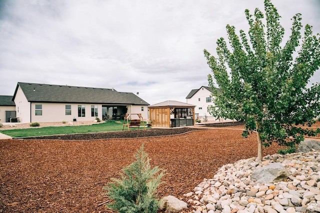 2366 W 3750 N, Cedar City, UT 84721 - back of property with a gazebo
