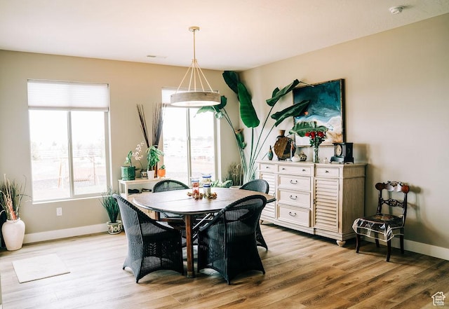 2366 W 3750 N, Cedar City, UT 84721 - dining area featuring light wood-style flooring and baseboards