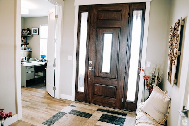 2366 W 3750 N, Cedar City, UT 84721 - entryway with light wood-style floors and baseboards