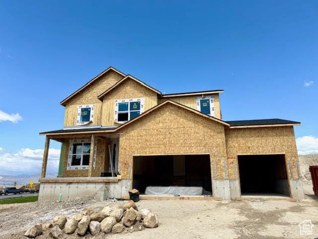 1408 S Boxelder Dr Unit 168, Saratoga Springs, UT 84005 - property in mid-construction featuring a garage and driveway