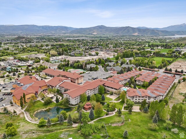 840 Bigler Ln Unit 3031, Midway, UT 84049 - aerial view of property and surrounding area featuring a mountainous background