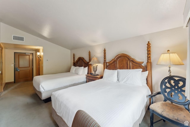840 Bigler Ln Unit 3031, Midway, UT 84049 - carpeted bedroom featuring vaulted ceiling