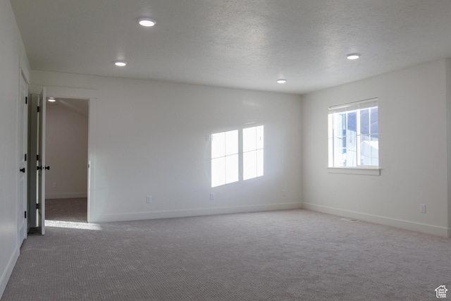 743 E 1250 S, Hyrum, UT 84319 - carpeted empty room with recessed lighting and a textured ceiling