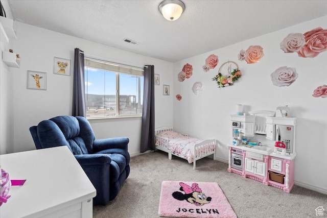 1298 S 1410 E, Provo, UT 84606 - bedroom featuring light carpet, a textured ceiling, and baseboards