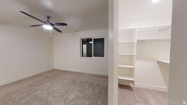 920 S 25 E # 18E, Cedar City, UT 84720 - unfurnished bedroom featuring carpet floors, baseboards, and a ceiling fan