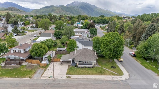 212 E 100 S, Payson, UT 84651 - aerial perspective of suburban area with a mountain backdrop