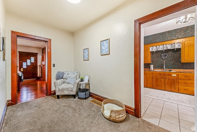 212 E 100 S, Payson, UT 84651 - living area featuring light colored carpet and baseboards