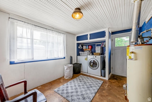 212 E 100 S, Payson, UT 84651 - laundry room featuring washing machine and dryer and gas water heater