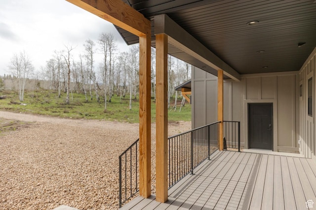 view of deck