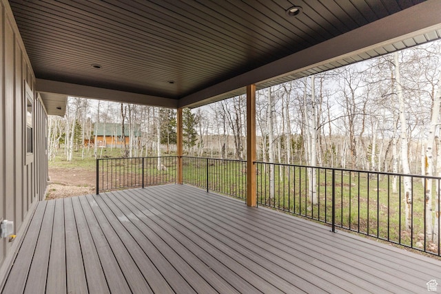 view of deck