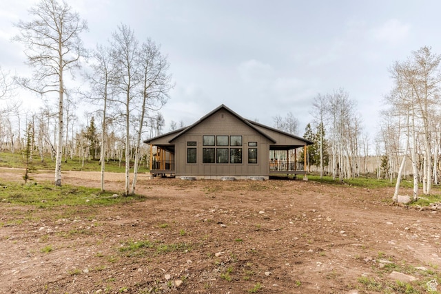 view of rear view of property