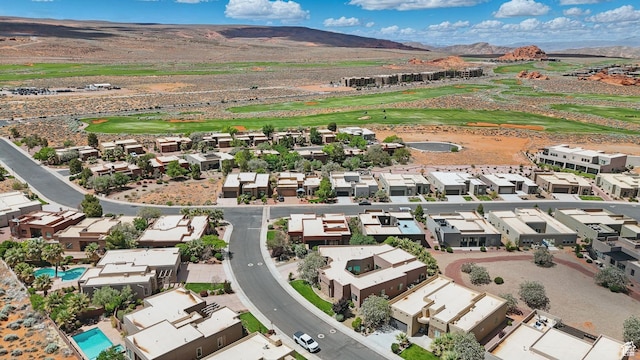 3258 S 4900 W, Hurricane, UT 84737 - aerial view of residential area with a mountainous background and a golf club