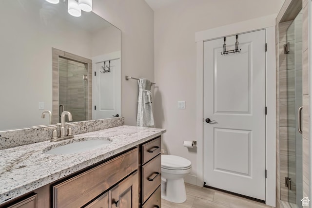 487 W 500 N, Mapleton, UT 84664 - bathroom with a shower stall, toilet, and vanity