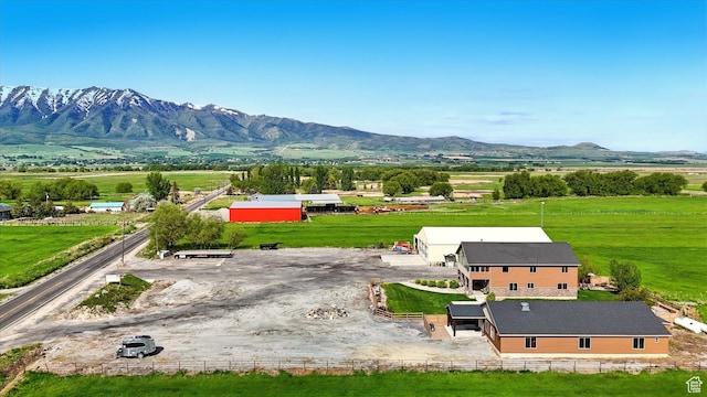 3703 W 600 S, Logan, UT 84321 - aerial view of sparsely populated area with mountains