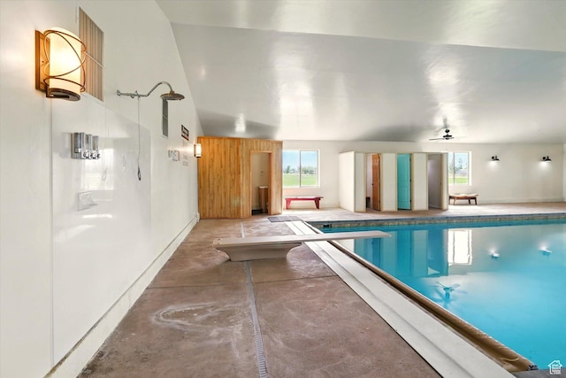 3703 W 600 S, Logan, UT 84321 - indoor pool featuring a diving board