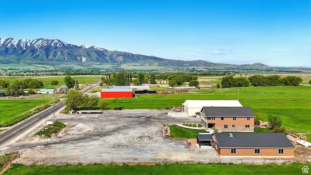 3703 W 600 S, Logan, UT 84321 - overview of rural landscape with a mountain backdrop