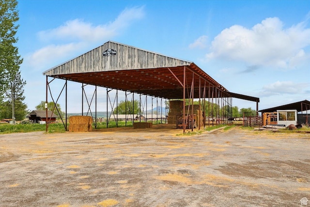 3703 W 600 S, Logan, UT 84321 - view of vehicle parking featuring a carport