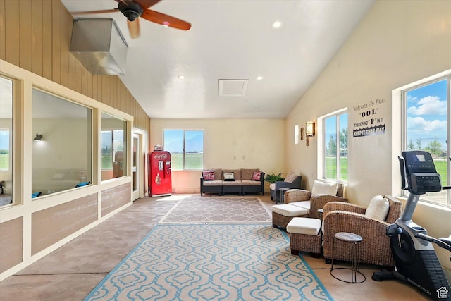 3703 W 600 S, Logan, UT 84321 - sunroom featuring vaulted ceiling